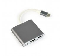 I/O ADAPTER USB-C TO HDMI/USB3/USB-C A-CM-HDMIF-02-SG GEMBIRD
