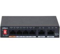 Switch|DAHUA|PFS3006-4GT-60|6x1000Base-T|PoE ports 4|60 Watts|PFS3006-4GT-60-V2