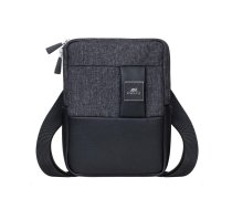 TABLET CASE CROSSBODY 8"/8810 BLACK MELANGE RIVACASE