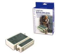 Logilink | Cable tester for RJ45 and BNC with remote unit