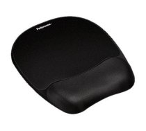 Fellowes | Mouse pad with wrist pillow | 202 x 235 x 25.4 mm | Black