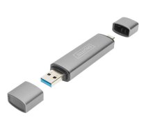 DIGITUS Dual Card Reader Hub USB-C / USB 3.0