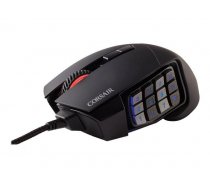 Corsair | Wired | SCIMITAR RGB ELITE | Optical | Gaming Mouse | Black | Yes