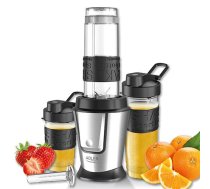 Adler | Blender | AD 4081 | Tabletop | 800 W | Jar material BPA Free Plastic | Jar capacity 0.4 + 0.57 L | Ice crushing | Black/Stainless steel