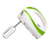 Adler | Mixer | AD 4205 g | Hand Mixer | 300 W | Number of speeds 5 | Turbo mode | White/Green