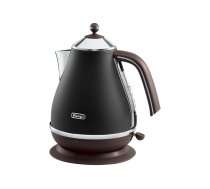 Delonghi | Icona Vintage | KBOV2001BK | Standard kettle | 2000 W | 1.7 L | Stainless steel | 360° rotational base | Black