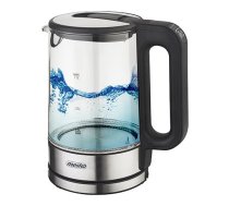 Mesko | Kettle | MS 1301b | Electric | 1850 W | 1.7 L | Glass/Stainless steel | 360° rotational base | Black