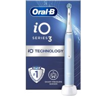 Oral-B | Electric Toothbrush | iO3 Series | Rechargeable | For adults | Number of brush heads included 1 | Number of teeth brushing modes 3 | Ice Blue