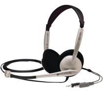 Koss | Headphones | CS100 | Wired | On-Ear | Microphone | Black/Gold