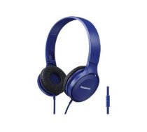 Panasonic | Overhead Stereo Headphones | RP-HF100ME-A | Wired | Over-ear | Microphone | Blue