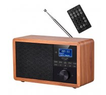Adler | Radio DAB+ Bluetooth | AD 1184 | Alarm function | Black/Brown