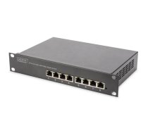 Digitus | 8-port Gigabit Ethernet Switch | DN-80114 | Unmanaged | Rackmountable | Power supply type Internal
