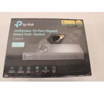 SALE OUT.  | TP-LINK Switch | TL-SG2210P | Web Managed | Desktop | SFP ports quantity 2 | PoE ports quantity 8 | Power supply type External | 36 month(s) | DAMAGED PACKAGING