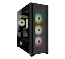 Corsair | Tempered Glass Full-Tower PC Case | iCUE 7000X RGB | Side window | Black | Full-Tower | Power supply included No | ATX