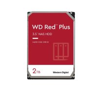 Western Digital | Red Plus NAS Hard Drive | WD20EFPX | 5400 RPM | 2000 GB | 64 MB