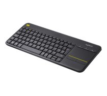 Logitech | K400 Plus | Keyboard with Trackpad | Wireless | NL | Black | USB port | 380 g