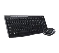 Logitech | MK270 | Keyboard and Mouse Set | Wireless | Mouse included | Batteries included | US | Black