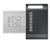 Samsung | FIT Plus | MUF-256AB/APC | 256 GB | USB 3.1 | Black/Silver