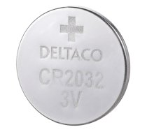 Ultimate Lithium battery DELTACO 3V, CR2032, button cell, 1-pack / ULT-CR2032-1P