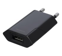 DELTACO USB wall charger, 1x USB-A, 1 A, 5 W, black USB-AC172