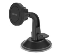 Magnetic car holder DELTACO, suction mount, for mobile phone, black / ARM-C103