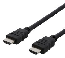 DELTACO HDMI cable, HDMI High Speed ​​with Ethernet, 4K, 60Hz UHD, 19-pin ha-ha, 0.5 m, black / HDMI-905