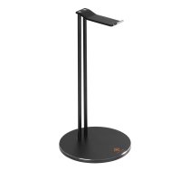 Universal Headphone Stand DELTACO GAMING aluminum, non-slip, black / GAM-070