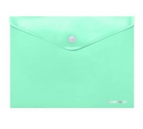 Coolpack document envelope with button PP, A4, Pastel green