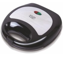 Adler AD 3015 sandwich maker 750 W Black, Silver