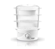 Adler AD 633 steam cooker 3 basket(s) White Freestanding 800 W