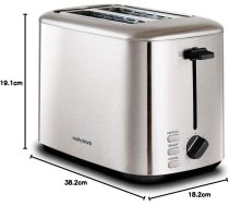 Morphy Richards 222067 toaster 7 2 slices 800 W Stainless steel