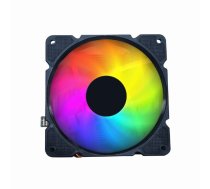 Gembird CPU-HURACAN-ARGB-X140 CPU cooling fan, 12 cm, 100 W, multicolor LED, 4 pin