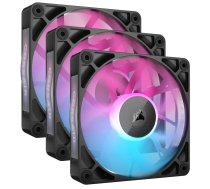 Corsair iCUE LINK RX120 RGB Series, PWM Fan 3 Pack - 120 mm, black