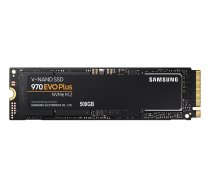 Samsung | 970 Evo Plus | 500 GB | SSD interface M.2 NVME | Read speed 3500 MB/s | Write speed 3200 MB/s