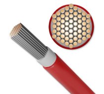 Qoltec 53852 Photovoltaic solar cable | 6mm² | 100m | red