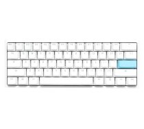 Ducky One 2 Mini Gaming Keyboard, MX-Blue, RGB-LED, white