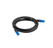 LANBERG PATCHCORD S/FTP CAT.6A 2M BLACK LSZH