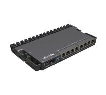 MikroTik | RouterBOARD | RB5009UPr+S+IN | No Wi-Fi | 10/100 Mbps (RJ-45) ports quantity | 10/100/1000 Mbit/s | Ethernet LAN (RJ-45) ports 7 | Mesh Support No | MU-MiMO No | No mobile broadband