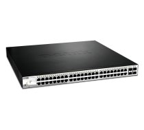D-Link DGS-1210-52MP network switch Managed L2 Gigabit Ethernet (10/100/1000) Black, Silver 1U Power over Ethernet (PoE)