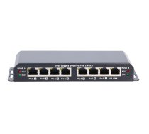 Extralink 8-7 PoE | PoE Switch | 7x 100Mbps PoE, 1x Uplink RJ45, 24V 2.5A Power Adapter