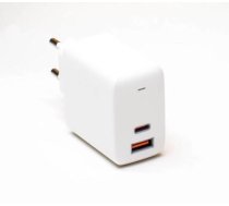 AUKEY PA-B3 GaN Omnia Mix Wall Charger 65W 2xUSB (1xUSB-C & 1xUSB-A) White