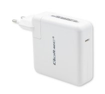 Qoltec 96W FAST Wall Charger | 5-20V | 3- 4.7A | USB C PD | White