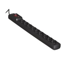 Activejet ACJ COMBO 9GN 3M black power strip with cord