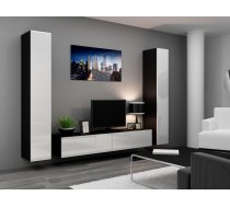 Cama Living room cabinet set VIGO 4 black/white gloss