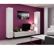 Cama Living room cabinet set VIGO 4 white/white gloss