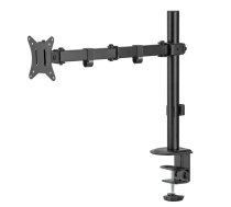 Maclean MC-753N LCD Monitor Desk Mount 17-32" 9kg VESA 75x75 100x100 Single Arm Extendable Adjustable