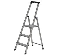 Krause Solidy Folding ladder silver