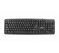 Esperanza TKR101 keyboard Office USB QWERTY English, Russian Black