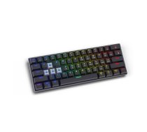 SAVIO Mechanical Keyboard BLACKOUT Blue (Outemu Blue), black