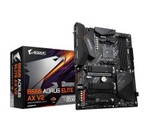 Gigabyte B550 AORUS ELITE AX V2 Motherboard - Supports AMD Ryzen 5000 Series AM4 CPUs, 12+2 Phases Digital Twin Power Design, up to 4733MHz DDR4 (OC), 2xPCIe 3.0 M.2, WiFi 6E, 2.5GbE LAN, USB 3.2 Gen1